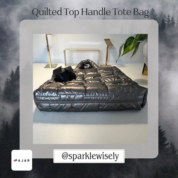 PAJAR Quilted Top Handle Tote Bag - Picture 10 of 16
